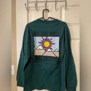 Vans (Off The Wall) Classic Fit Men’s S Long-sleeve T-shirt - forest green